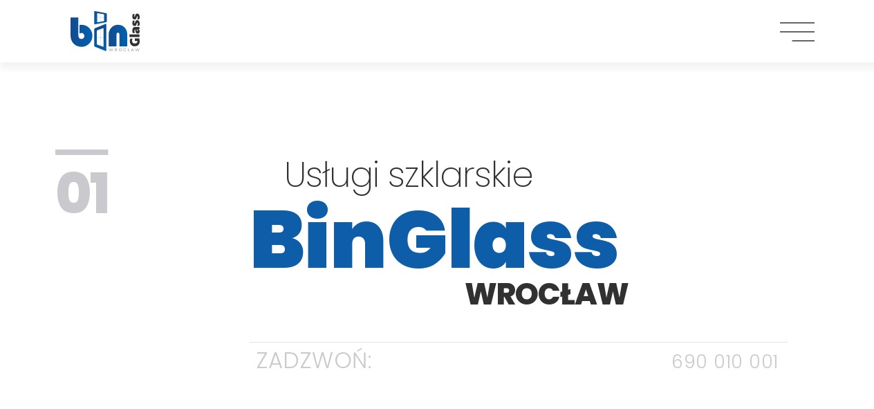 Usługi szklarskie Wrocław – BinGlass producent szkła