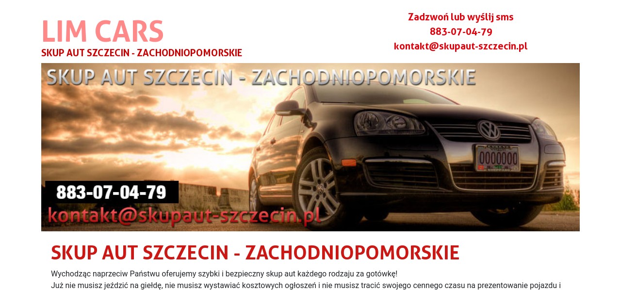 Lim Cars – Skup Aut Szczecin