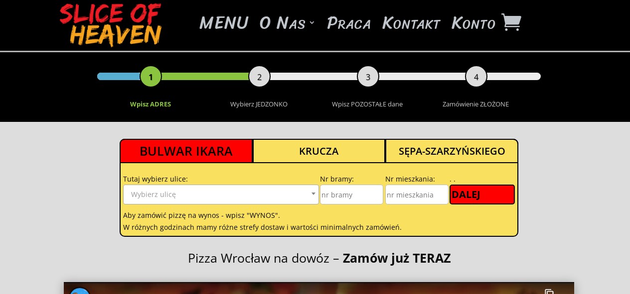 Nocna pizzeria Wrocław