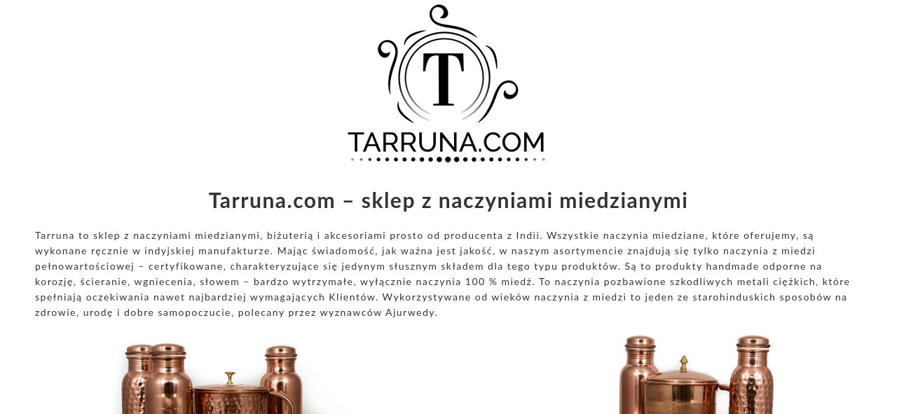 Sklep internetowy Tarruna