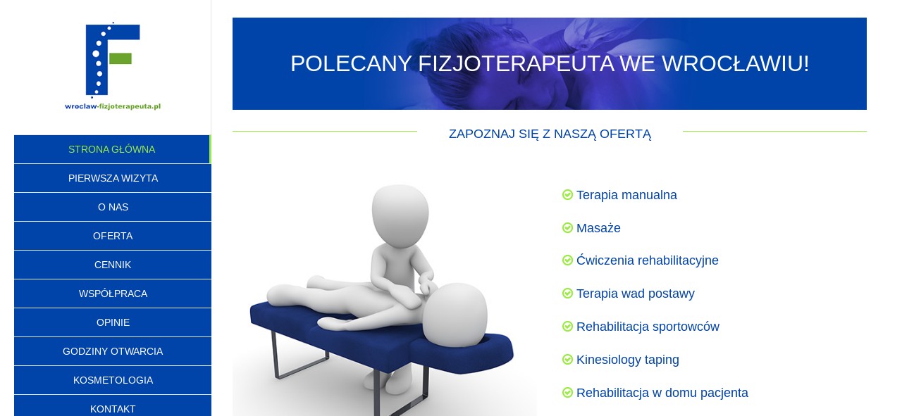 Wroclaw-Fizjoterapeuta.pl – Gabinet Rehabilitacji i Masażu