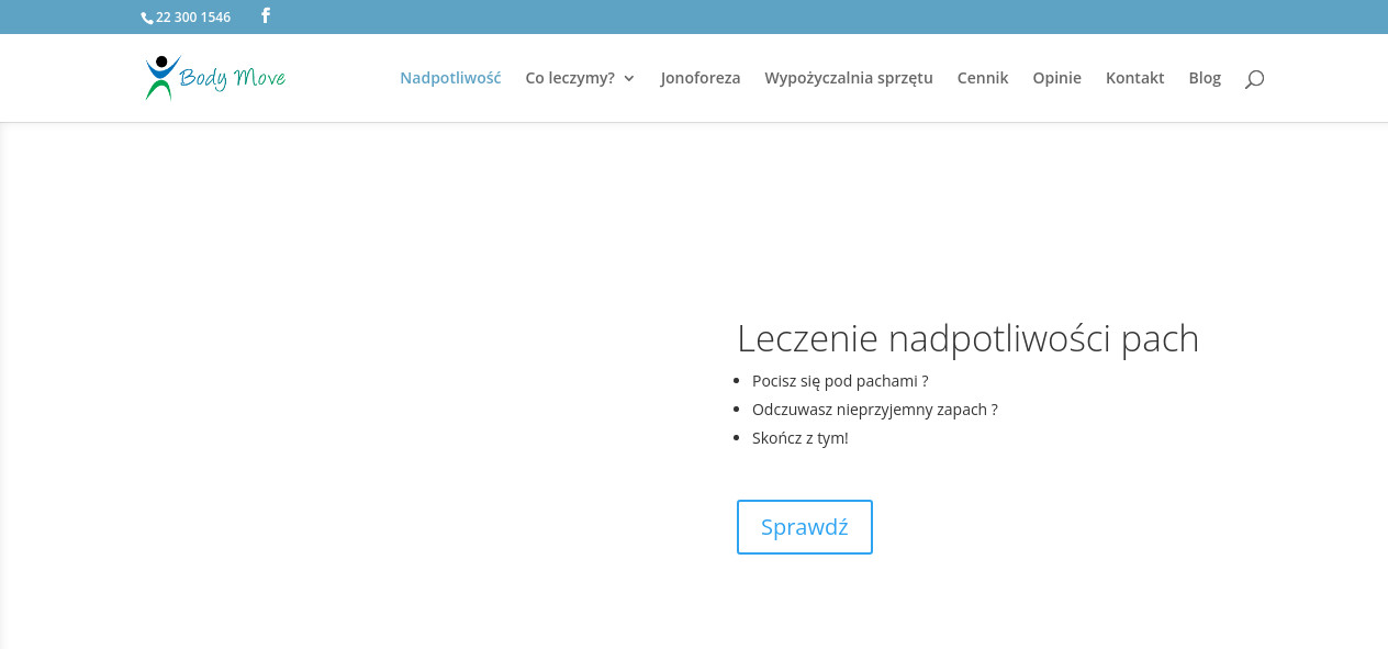 Leczenie nadpotliwości Warszawa