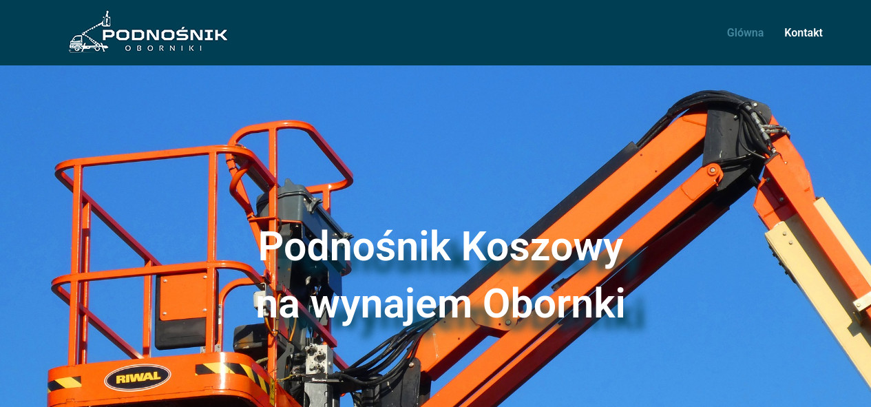 Podnośnik Koszowy Oborniki