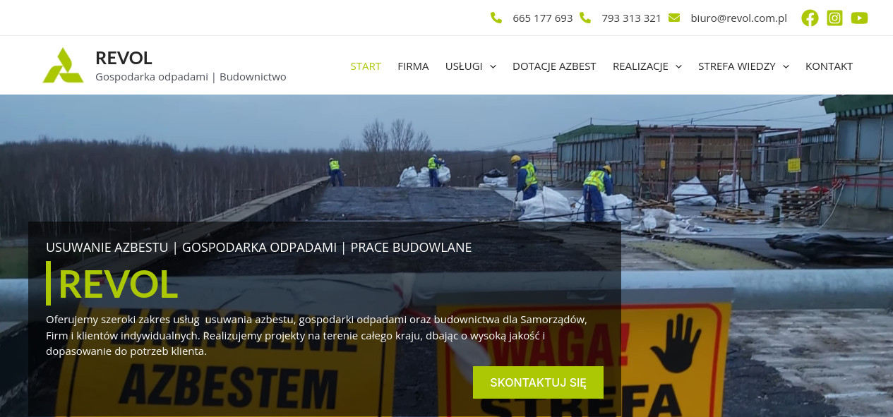 Revol – Utylizacja Azbestu | Eternitu