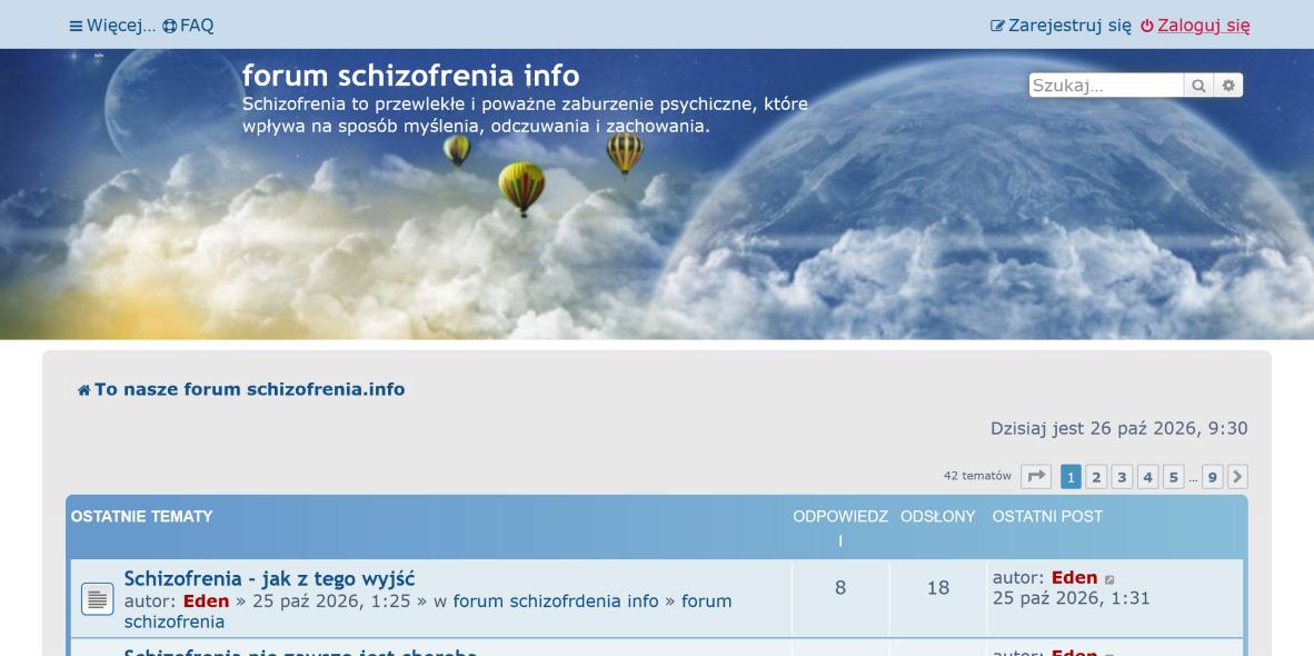 Forum Schizofrenia Info
