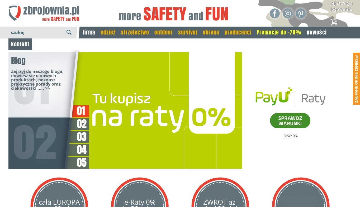 Sklep internetowy Zbrojownia.pl